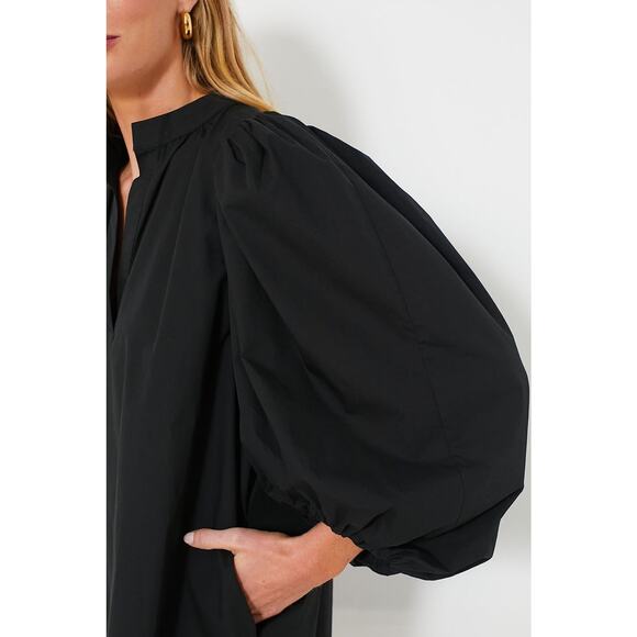 POMANDER PLACE Black Astrid Dress Size S NWT Retail $128 Tuckernuck - Picture 7 of 8